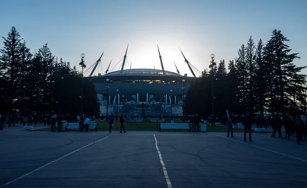 Апреля 2018 Года Санкт Петербург Россия Стадион Санкт Петербург Арена — стоковое фото
