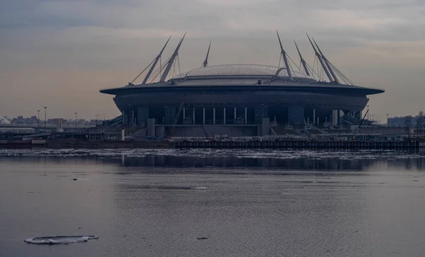 Avril 2018 Saint Pétersbourg Russie Stade Petersburg Arena Gazprom Arena — Photo