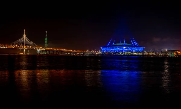 April 2018 Petersburg Russland Stadion Petersburg Arena Gazprom Arena Dem — Stockfoto