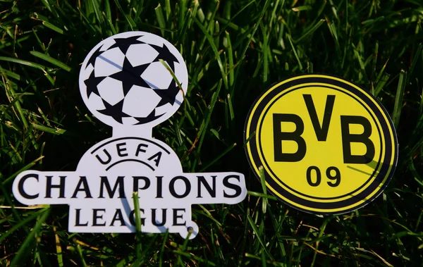 2019 Szeptember Isztambul Törökország Német Borussia Dortmund Futballklub Emblémája Bajnokok — Stock Fotó