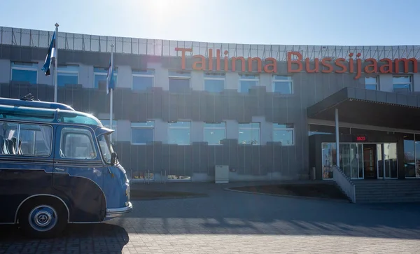 Апреля 2018 Таллин Эстония Здание Таллиннского Автовокзала — стоковое фото