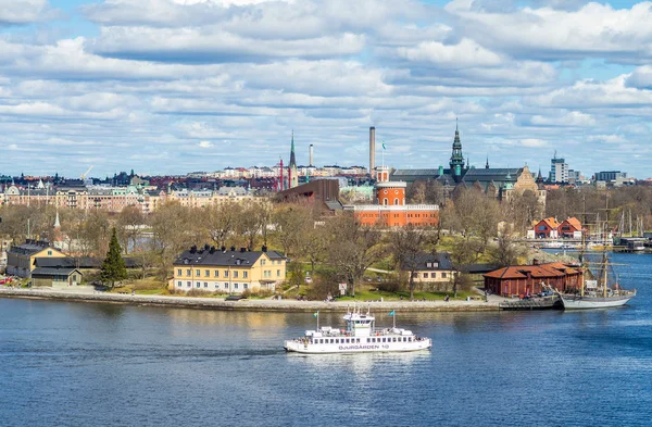 April 2018 Stockholm Schweden Panorama Des Historischen Zentrums Von Stockholm — Stockfoto