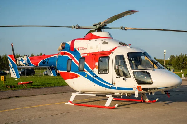 Augusti 2019 Zhukovskij Ryssland Ryska Lätta Multifunktionshelikoptern Kazan Ansat International — Stockfoto