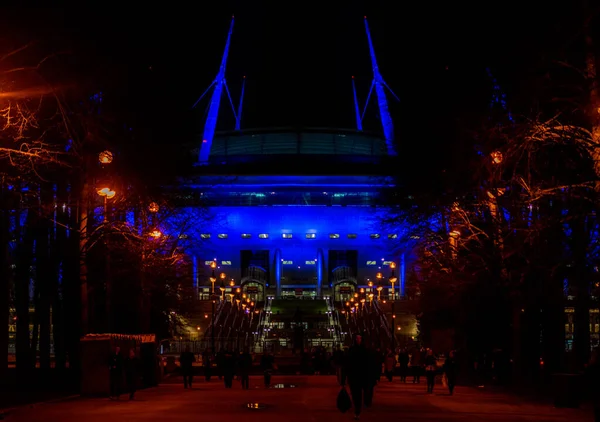 Avril 2018 Saint Pétersbourg Russie Stade Petersburg Arena Gazprom Arena — Photo