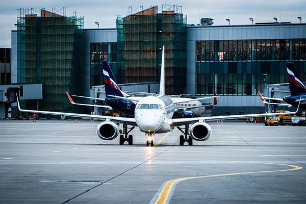 Οκτωβρίου 2019 Μόσχα Ρωσία Αεροπλάνο — Φωτογραφία Αρχείου