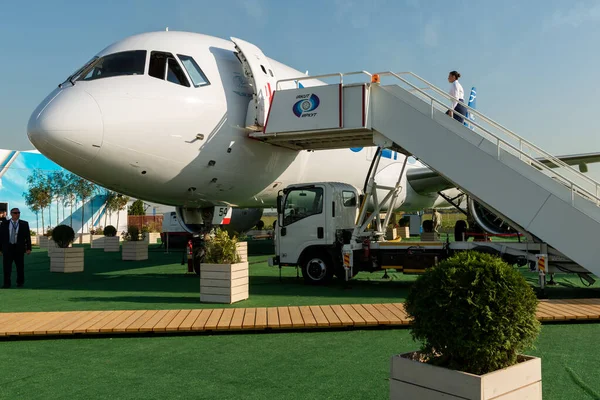 Augustus 2019 Zjoekovski Rusland Veelbelovend Russisch Middellangeafstandspassagiersvliegtuig Irkut International Aviation — Stockfoto