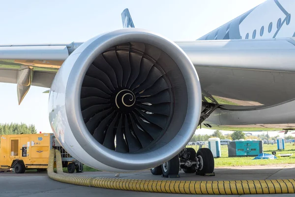 Agosto 2019 Zhukovsky Rusia Motor Aviones Rolls Royce Trent Xwb — Foto de Stock