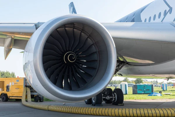 Agosto 2019 Zhukovsky Rusia Motor Aviones Rolls Royce Trent Xwb — Foto de Stock