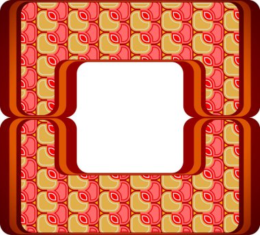 60'ların vintage çerçevelemek tarz