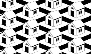 tek renkli seamless modeli ev ile