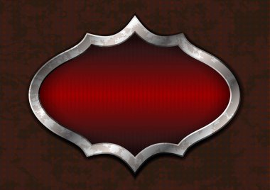dikenli metal elips