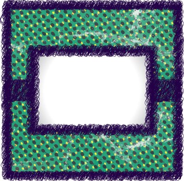 Raster çerçeve karalamış