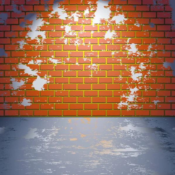 Grungy brick wall — Stock Vector