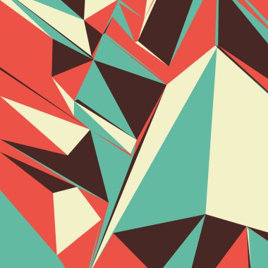 Dergi, bookl için renkli üçgenler ile arka plan