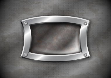 eski paslı metal çerçeve