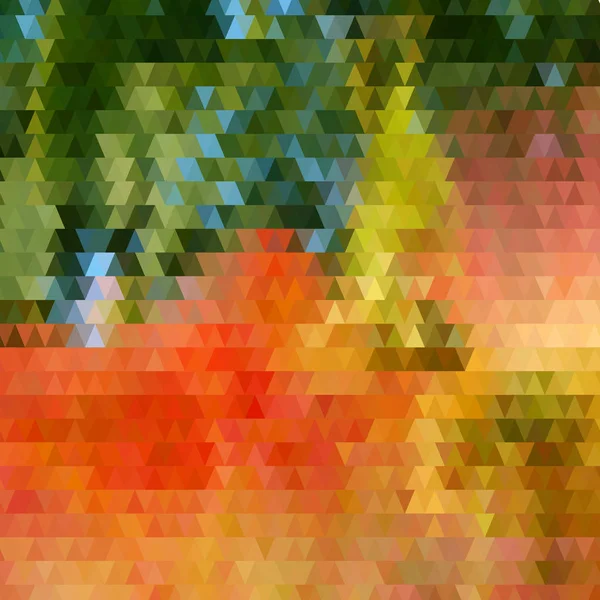 Achtergrond met kleurrijke hex raster — Stockvector