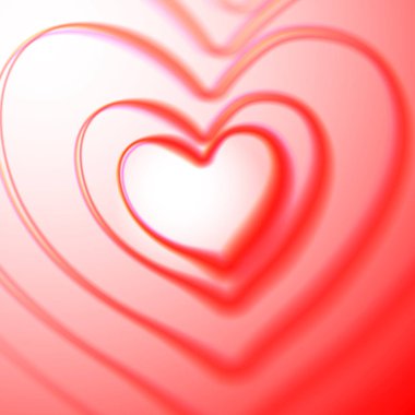 Renkli sapkınlıkları olan kalp kartı.