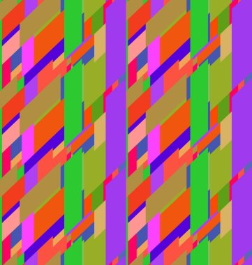 Eğik Dikdörtgenler ile düz renkli seamless modeli