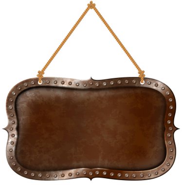 paslı metal tabela