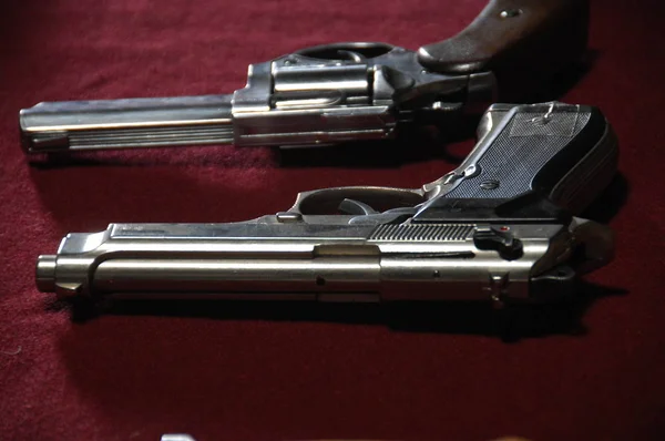 Revolver közelről — Stock Fotó