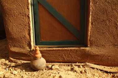 Yoksul kırsal köy evi