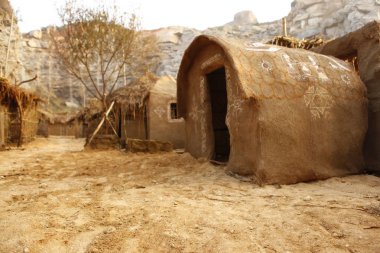 Yoksul kırsal köy evi