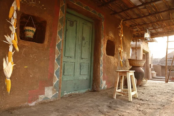 Rural village poor house — Stock Photo, Image