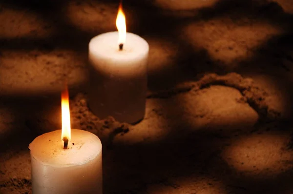 Candle stick in the church — Stock Photo, Image