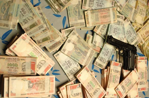 Valuta van de Indiase roepie — Stockfoto