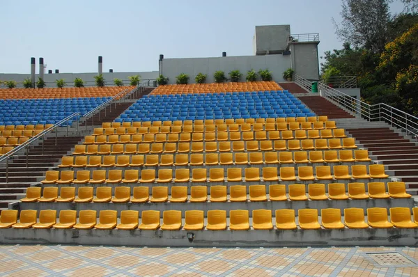 Chairs at Stadium — Stock Photo, Image