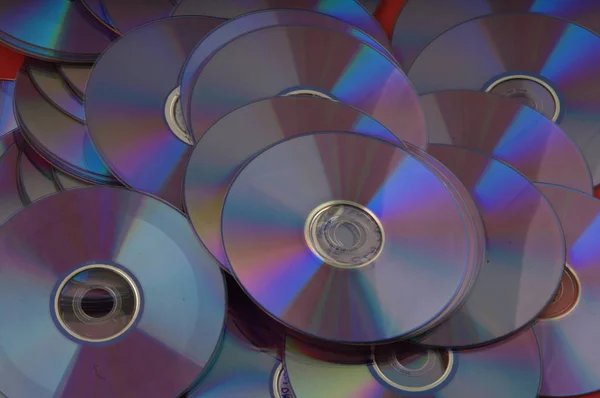 Dvds closeup at studio — Stock Photo, Image