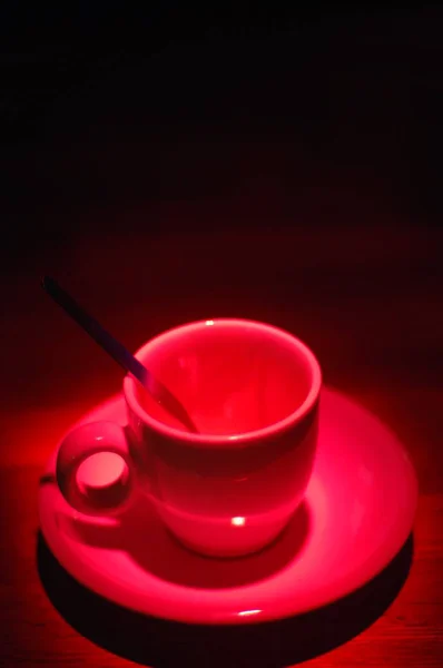 Tea cup on the table — Stock Photo, Image
