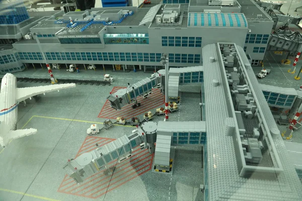 Flughafen-Luftaufnahme — Stockfoto