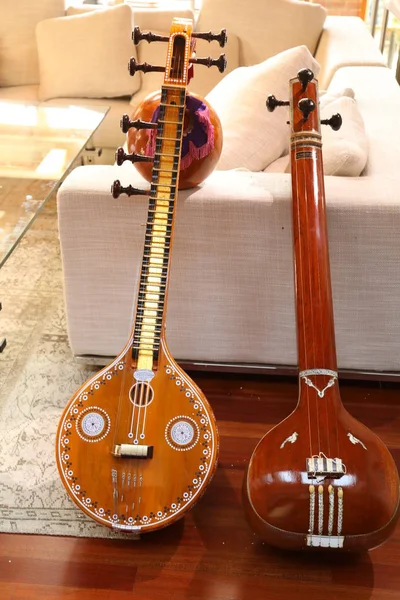 Instrumento musical indiano Veena — Fotografia de Stock