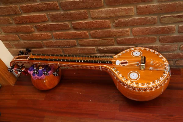 Индийский музыкальный инструмент Veena — стоковое фото