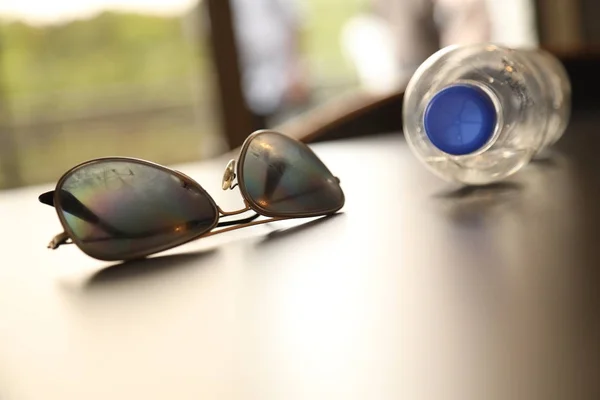 Sunglasses on Table — Stock Photo, Image