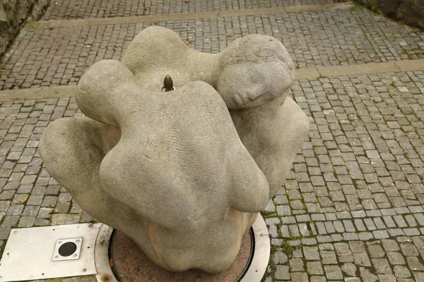 Standbeeld bij Monument — Stockfoto