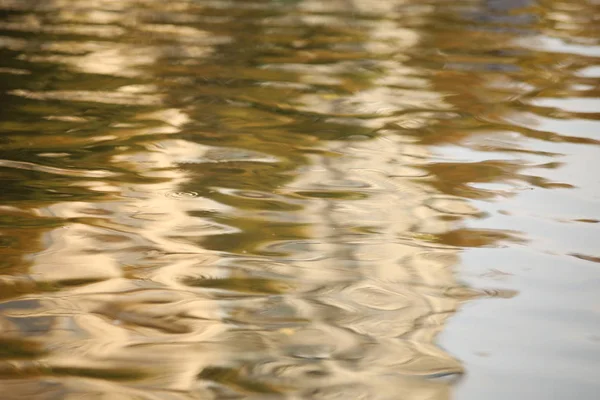 Vatten konsistens reflektion — Stockfoto