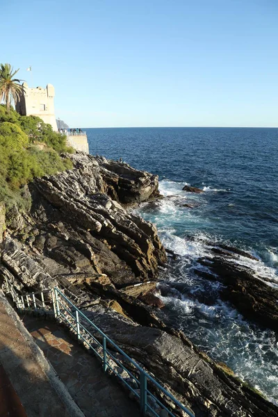 Ondas de água no mar — Fotografia de Stock