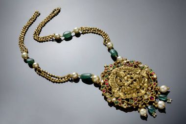 Altın takı makro atış, Hyderabad, Hindistan