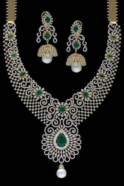 Gold Jewelry Macro Shot Hyderabad India — Stock Photo, Image