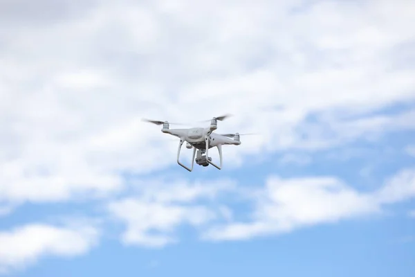 Aerial drone with an action camera