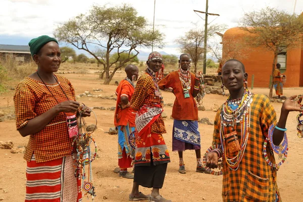 Masai Tribes Kenya Africa 27Th Dec 2019 — Stock Photo, Image