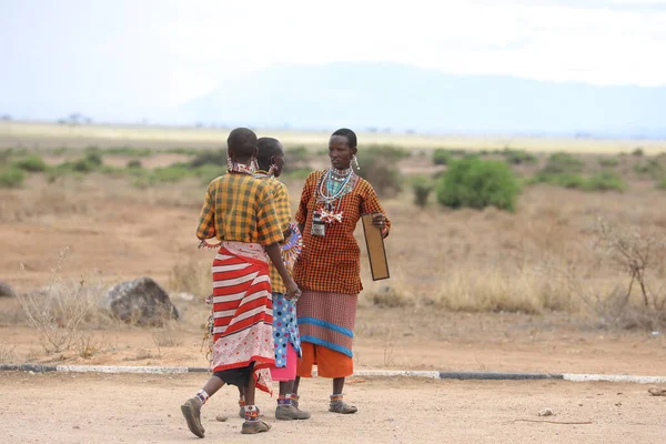 Masai Tribes Kenya Africa 27Th Dec 2019 — Stock Photo, Image