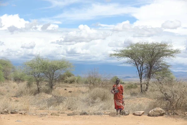 Masai Tribes Kenya Africa 27Th Dec 2019 — Stock Photo, Image