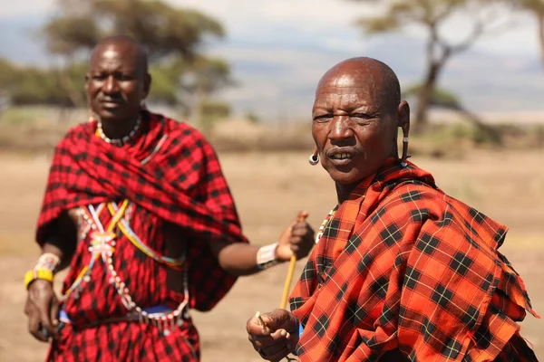 Masai Stämme Kenia Afrika August 2019 — Stockfoto