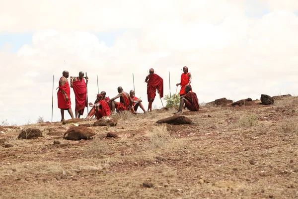 Masai Stammen Kenia Afrika Sep 2019 — Stockfoto