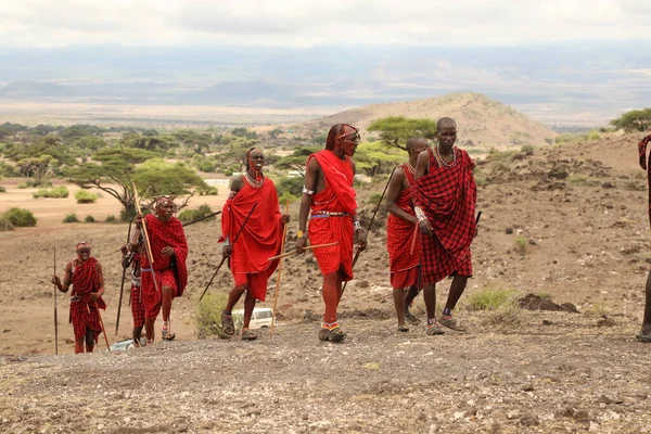 Masai Stammen Kenia Afrika Sep 2019 — Stockfoto