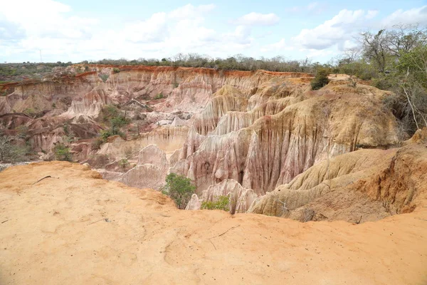 Hells Kitchen Canyon Malindi Quênia África — Fotografia de Stock