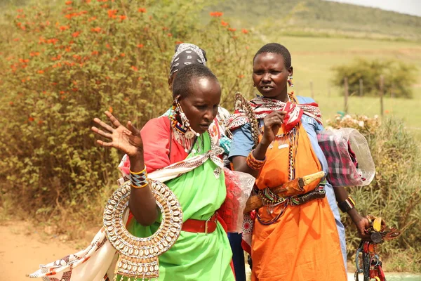 Masai Stämme Kenia Afrika August 2019 — Stockfoto